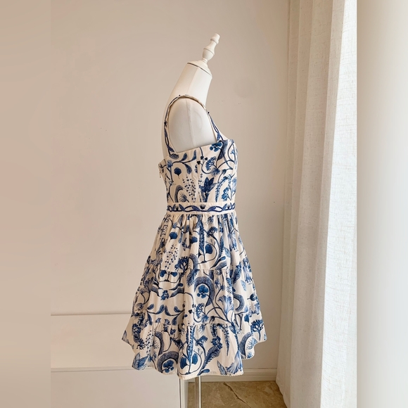 Agua By Agua Bendita Lima printed cotton mini dress - Picture 8 of 14